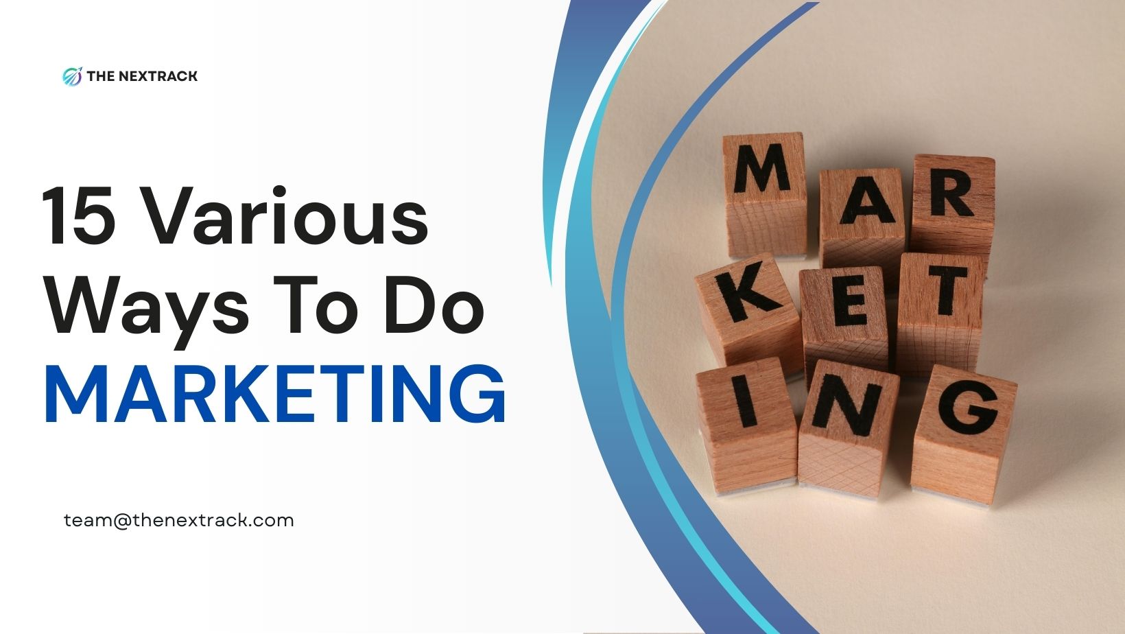 15 Various Ways To Do MARKETING