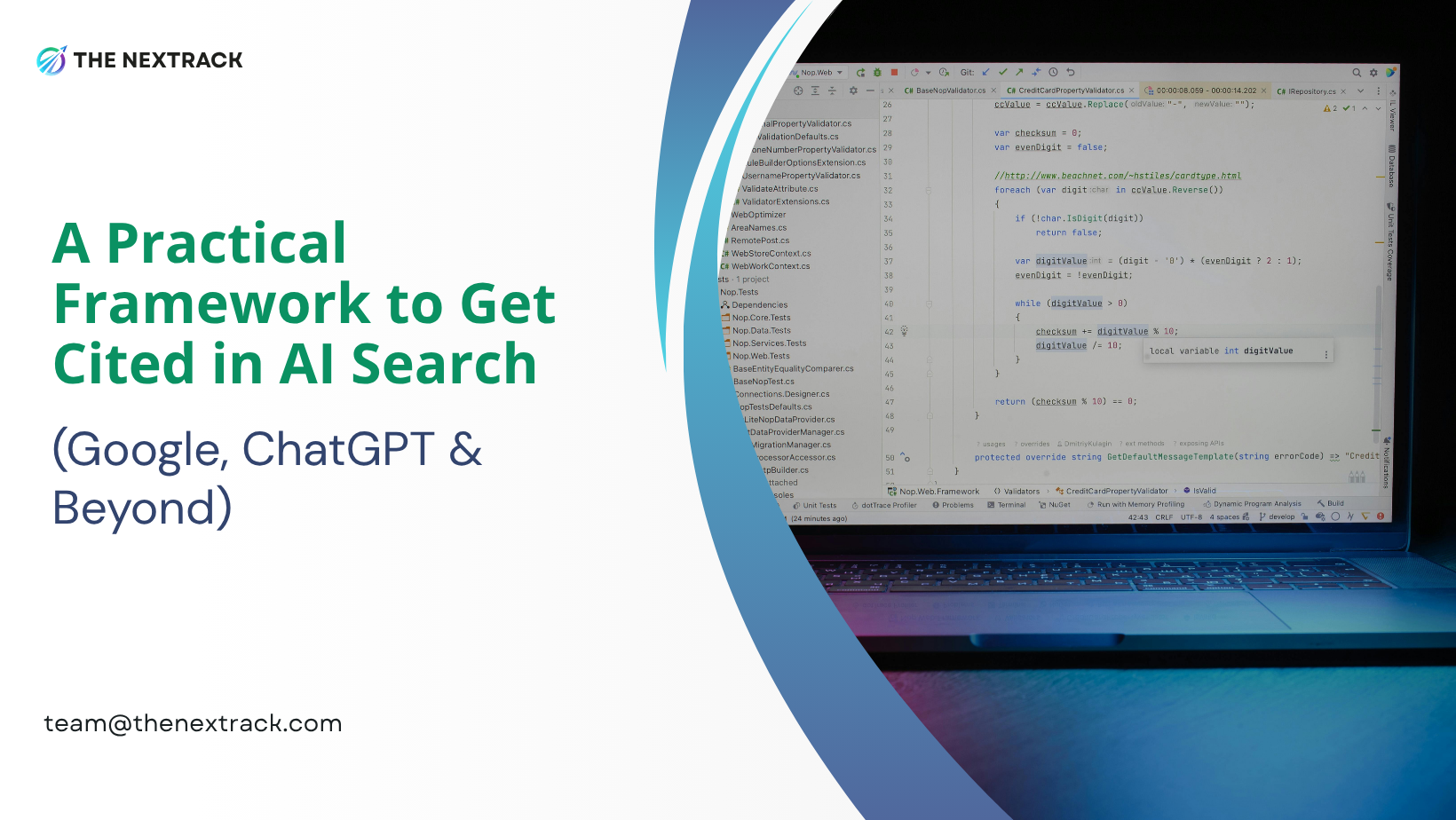 A Practical Framework to Get Cited in AI Search (Google, ChatGPT & Beyond)