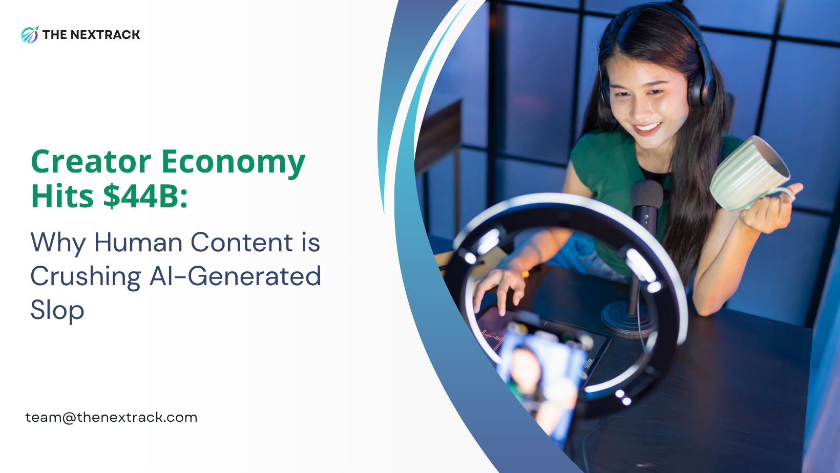 Creator Economy Hits $44B: Why Human Content is Crushing AI-Generated Slop